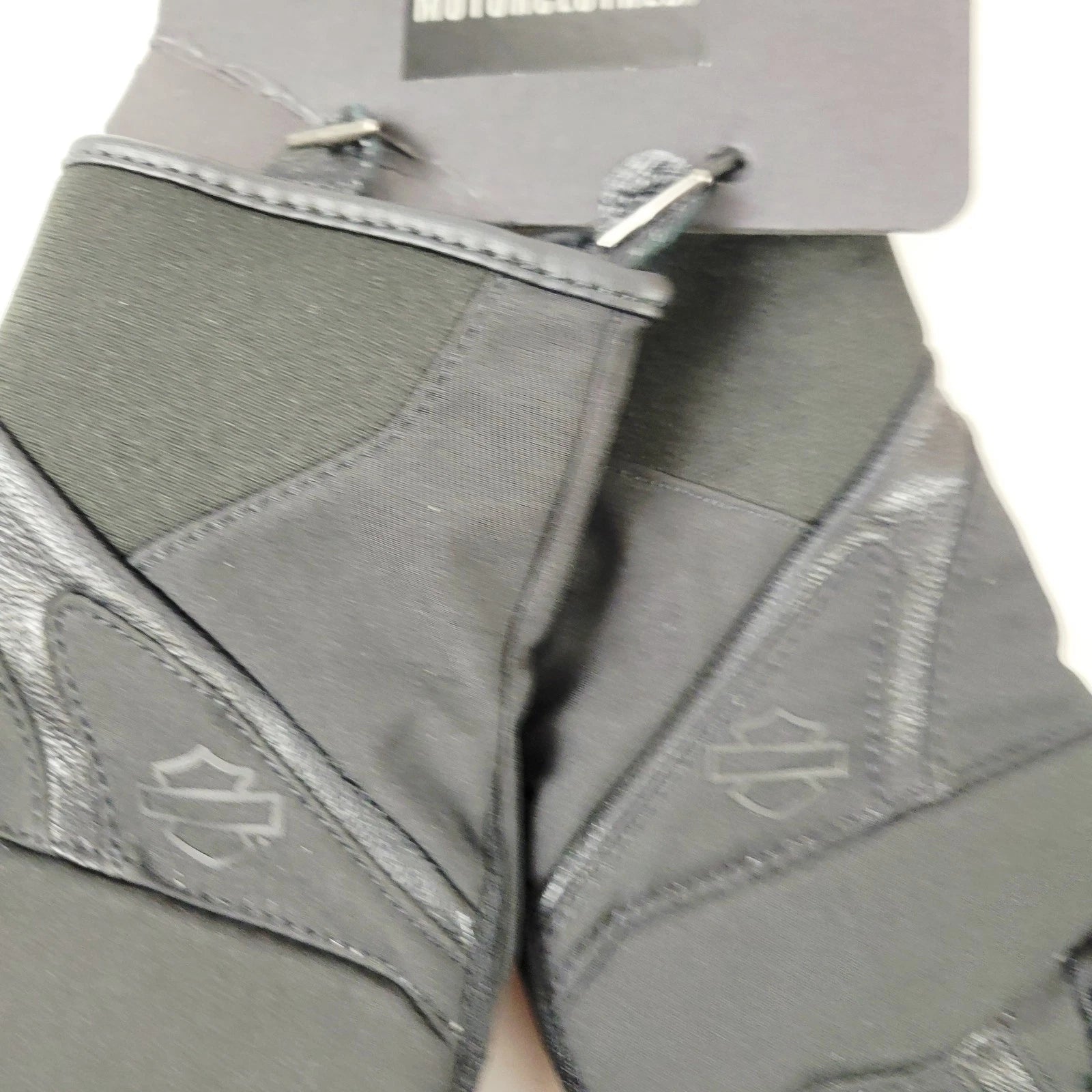 Cambria Textile Leather Riding Gloves for Harley-Davidson (98111-24VW)
