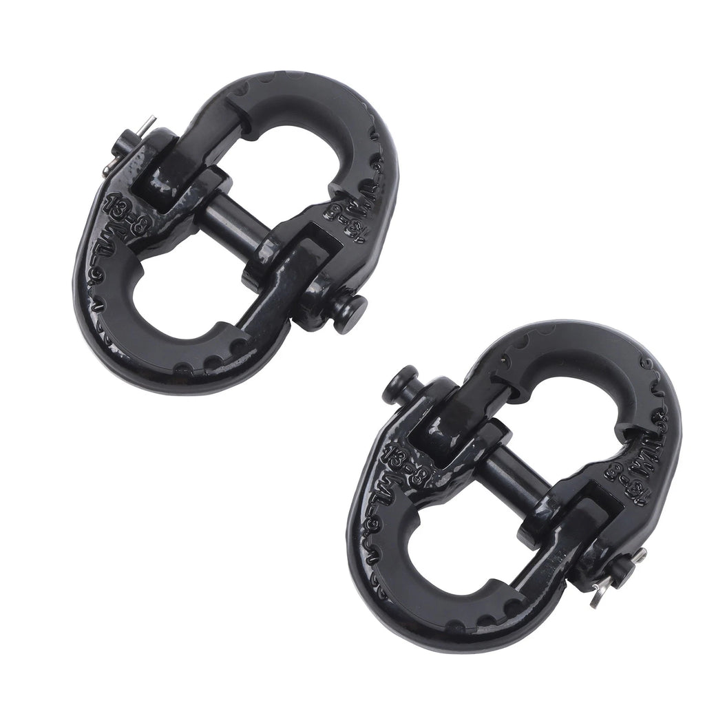 Set of 2 Safety Chain Connector Links for Tow Hitch (Universal)