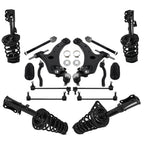 Set of 4 Struts Control Arm Sway Bar Suspension for Toyota Camry (2007–2011)
