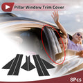 Door Pillar Window Trim for Hyundai Accent (2018–2022) Black