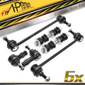 Set of 6 Sway Bar Links & Tie Rod Ends for Ford Focus (2000–2006)