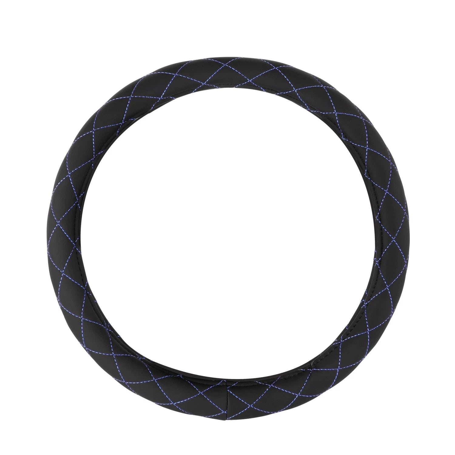 Steering Wheel Cover for Universal Fit (14.5"-15", Blue, Matte Grain)