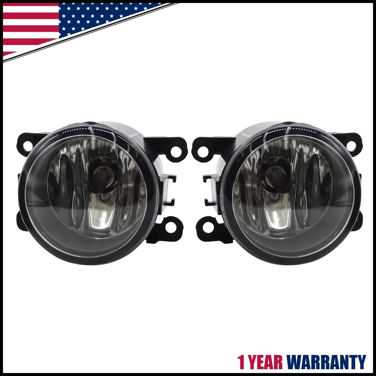 2X Bumper Fog Light Lamp for Mitsubishi Outlander Sport RVR ASX Eclipse (2011–2021)
