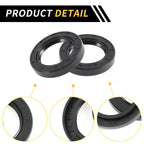 Set of 5 Oil Seal Ring 40x60x10mm NBR Rubber for Rotary Shaft