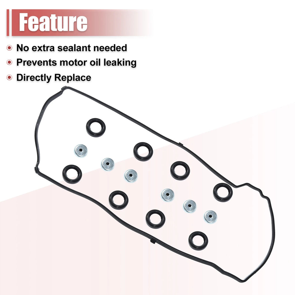 Set of 1 Engine Valve Cover Gasket for Honda Accord (2003–2007) 12030PNC000