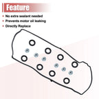 Set of 1 Engine Valve Cover Gasket for Honda Accord (2003–2007) 12030PNC000