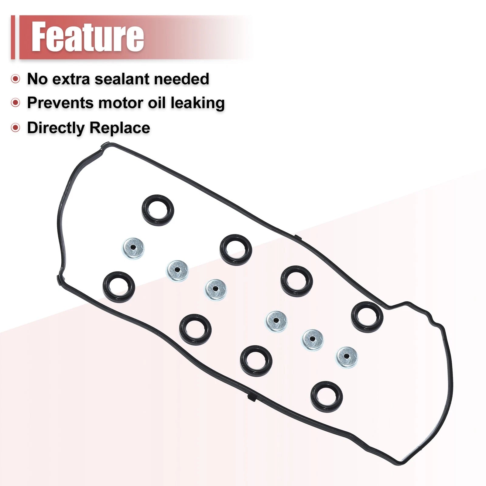 Set of 1 Engine Valve Cover Gasket for Honda Accord (2003–2007) 12030PNC000