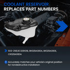 Coolant Reservoir Front with Cap for Ford Mustang (2011–2014) 603-298