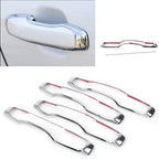 4 x Door Handle Cover Trim for Volvo XC60 (2018-2019) ABS Plastic