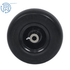 2-Pack Flat Free Tire and Wheel Assembly for Lawnmower (Fits Various Models)