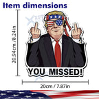 Donald Trump President Campaign Stickers for Car Bumper (2016-2020)