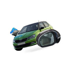 Left Mirror Glass for Skoda Fabia (2008–2014) 5J0 857 521