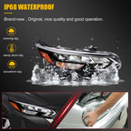 Right Side Headlight with Bulbs for Nissan Sentra 2024-2025