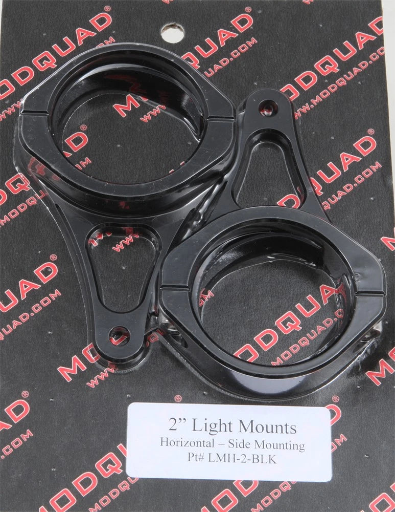 2 Inch Horizontal Light Mount for ATV/UTV (28-40122) Black