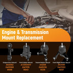 Set of 4 Engine and Transmission Mounts for Toyota Camry (2012–2017)