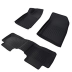 Set of 4 Waterproof Floor Mats for Chevrolet Blazer (2019–2024) TPE Rubber Black Anti-Slip