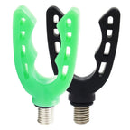 Silicone Rod Grips with Luminous Green Head for Carp Fishing