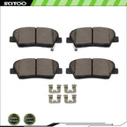 Rear Brake Ceramic Pads for Genesis G80 (2018–2020), Equus (2011–2016)