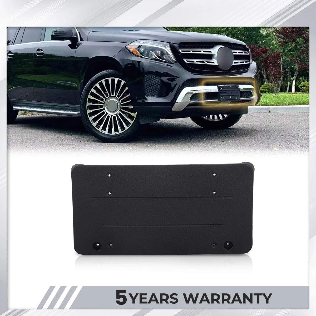 Front License Plate Bracket for Mercedes Benz GLS450 (2017–2019)