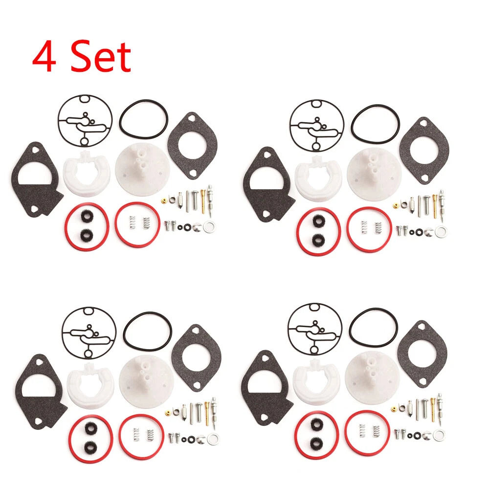 4X Carburetor Overhaul Repair Kit for Nikki B&S (796184, 698787, 699900)