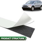 Set of 6 Black Window Pillar Post Covers for Honda CR-V (2007–2011)