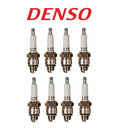 Set of 8 Spark Plugs for Chevy C10, GMC Sprint, Jeep Dispatcher (L4, V8)