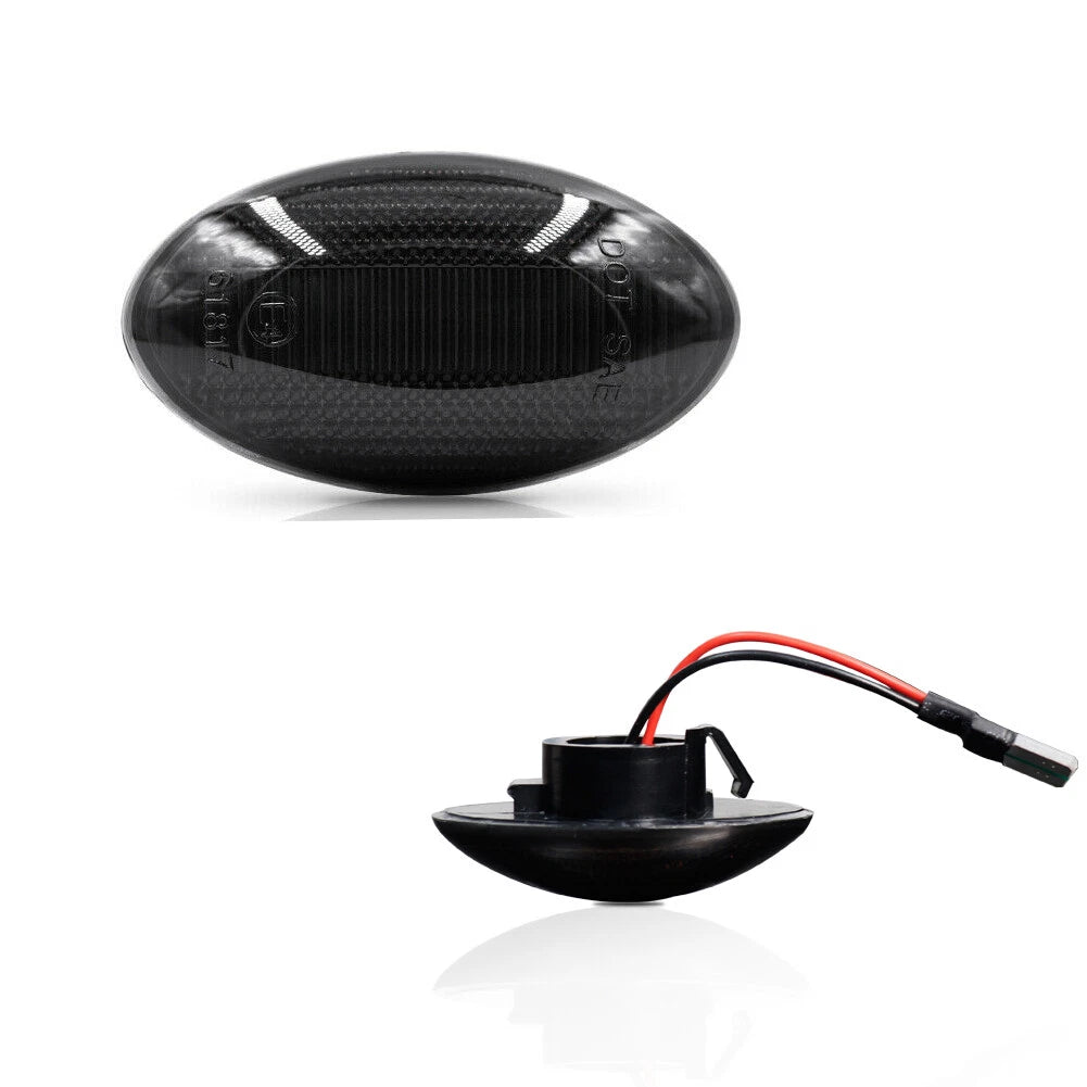 Smoked LED Side Marker Lights for Mini Cooper R50 R52 R53 (2002–2008)