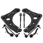 Front Lower Control Arms Sway Bars Tie Rod Ends Kit for Nissan Versa Note (2014–2019)
