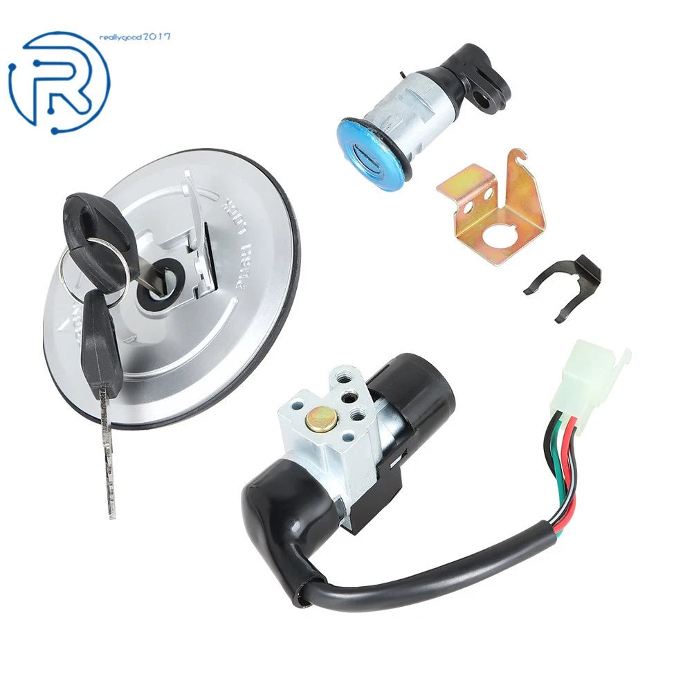Fuel Gas Cap Ignition Switch Seat Lock Key for Honda Grom 125 (2014–2015)