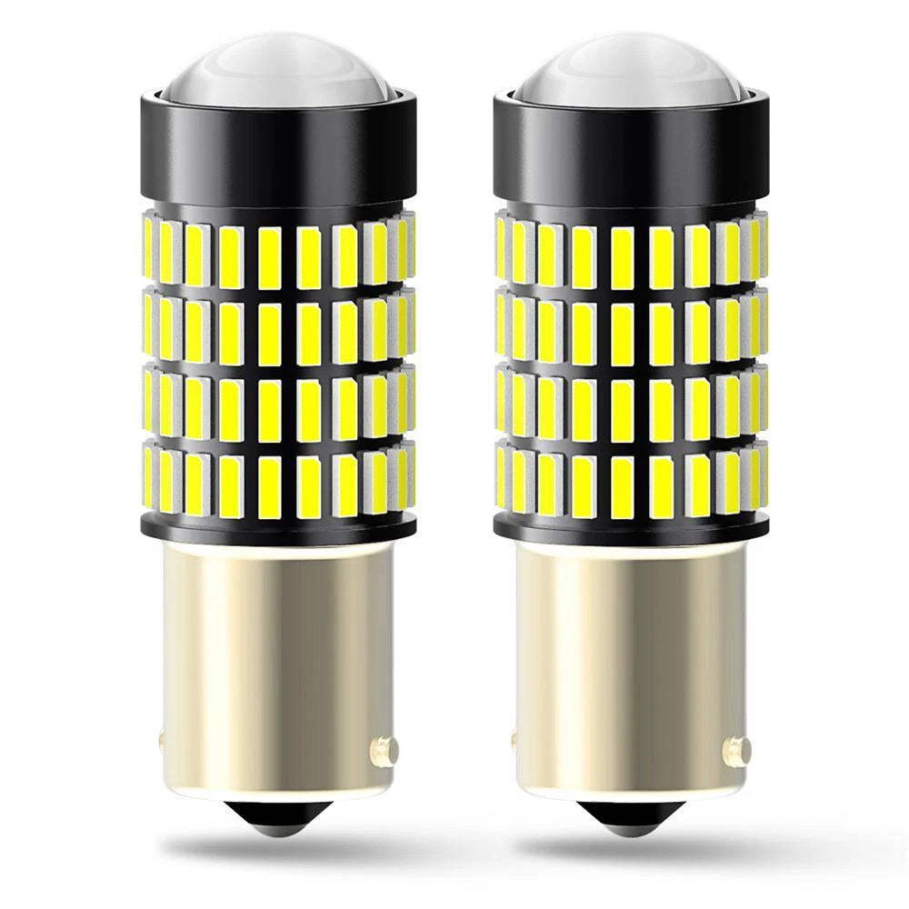 2X LED P21W 1156 Reverse Backup Lights for Various Models 
