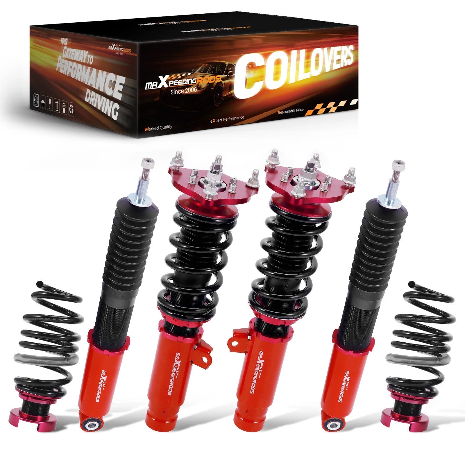 Adjustable Coilovers Suspension Lowering Kit for Honda Civic (2016–2023)