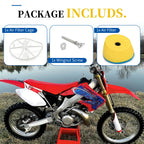 Air Filter & Cage Body w/ Wingnut Screw for Honda CR125R CR250R (2002–2007)
