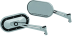 Kuryakyn Heavy Industry Mirrors Chrome/Black for Harley-Davidson