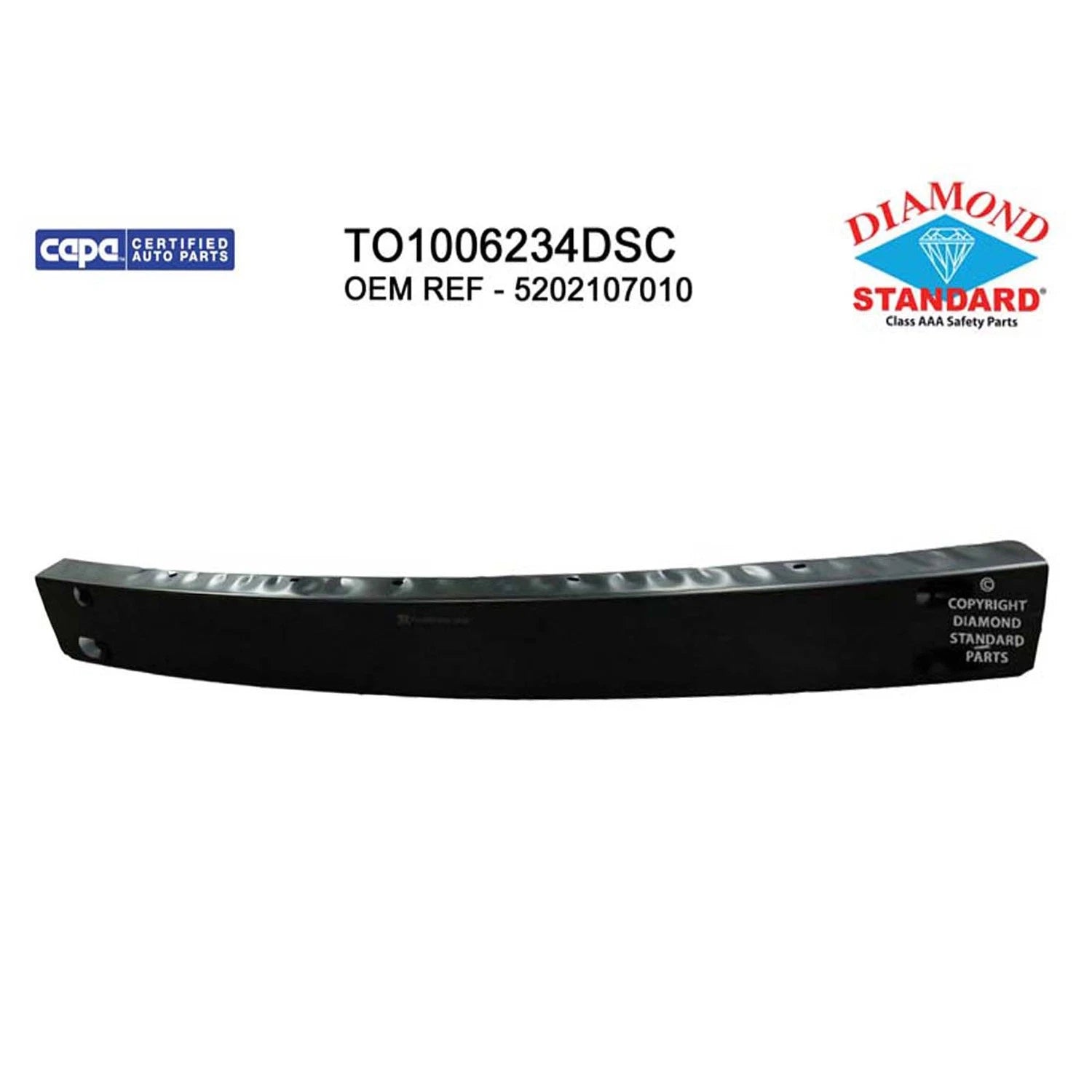 Replacement Steel Front Bumper Impact Bar for 2013-2014 Toyota Avalon