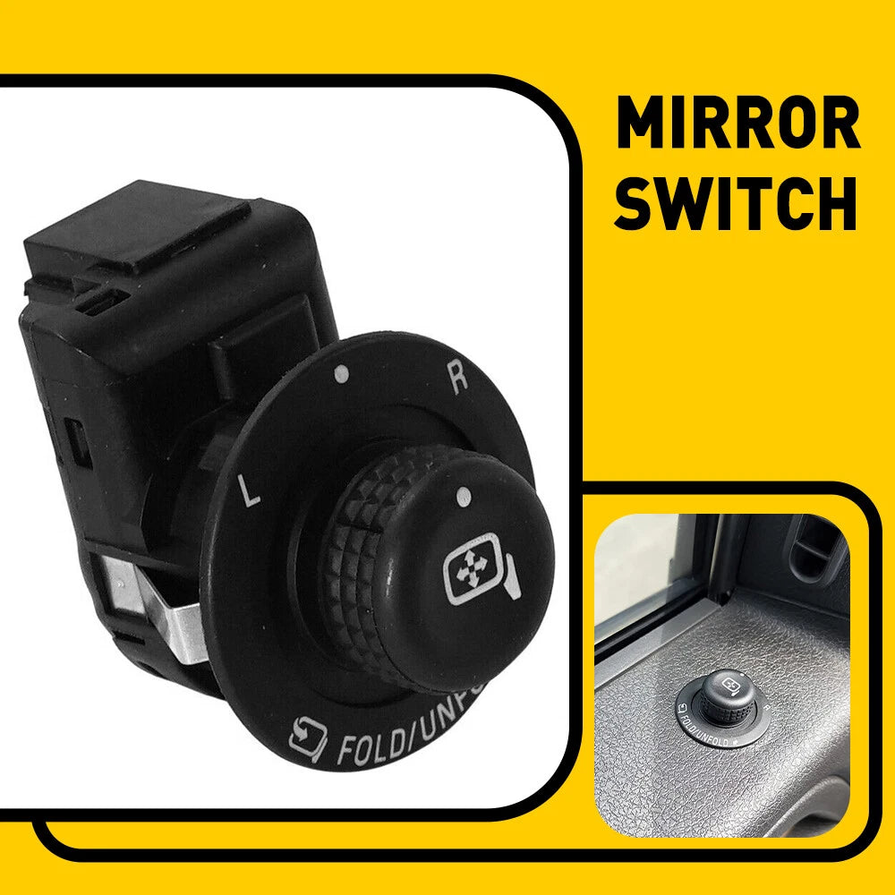 Power Fold Side View Mirror Switch for Ford F-150 F-250 F-350 F-450 (2004–2020)