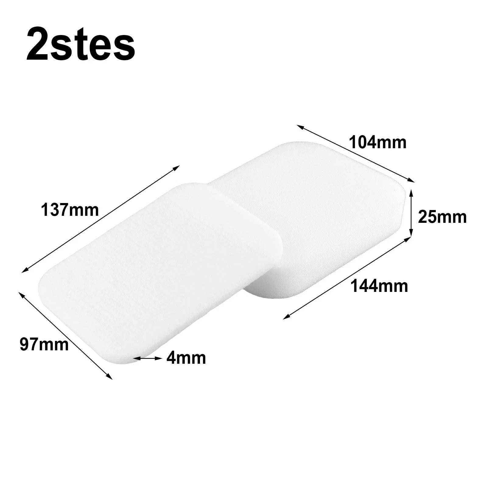 2X Foam Filter for Shark NV602UK NV602UKT NV602 NV702 (2010–2023)