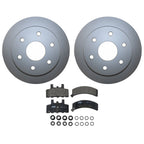 Front Brake Kit 295mm Disc Rotors & TRW Pro Metallic Pads for Cadillac Chevy GMC
