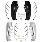Chrome/Black Mid-Frame Air Deflector Trim for Harley Touring Trike (2009–2023)
