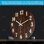 Luminous Wall Clock for Home Office Decor (Silent Quartz)