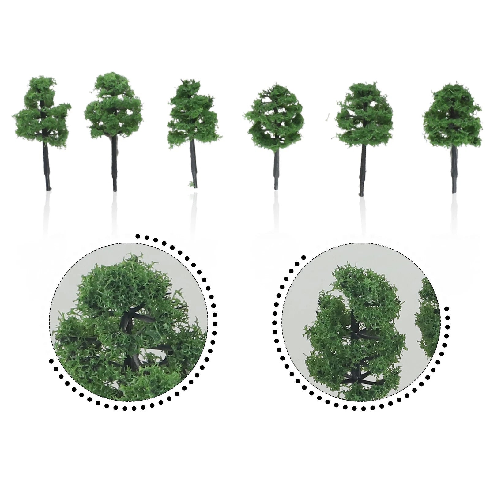 Set of 40 Model Trees for N Gauge Railway (N Scale)