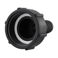 IBC Tank Adapter for Garden Hose (Plastic, Black)