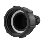 IBC Tank Adapter for Garden Hose (Plastic, Black)