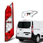 Tail Light for Ford Transit Connect (2014–2023) w/ Bulbs & Wires, Passenger Side