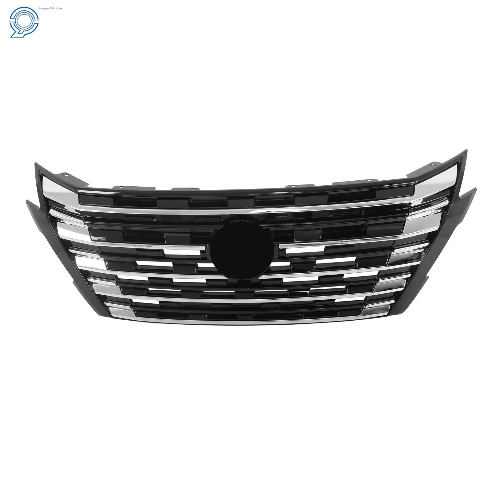 Front Upper Grille for Nissan Rogue (2024-2025) Chrome Black