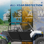Aluminum Doors Black for Polaris RZR-4 800 (2010–2014), RZR XP4 900 (2012–2014)