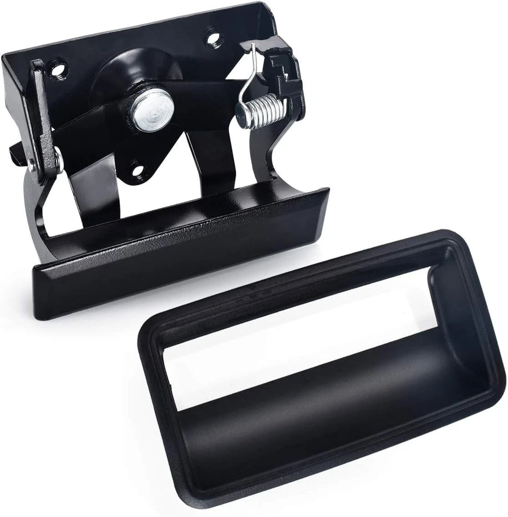 Black Tailgate Handle & Bezel for Chevy GMC C/K 1500 2500 3500 (1988–1998)