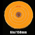 Polishing Wheel Set of 4 Round Ceramic Cotton for Automotive Detailing
