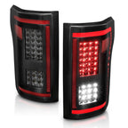Tail Light Assembly Black Clear Lens for 2015–2017 Ford F-150 (LED)