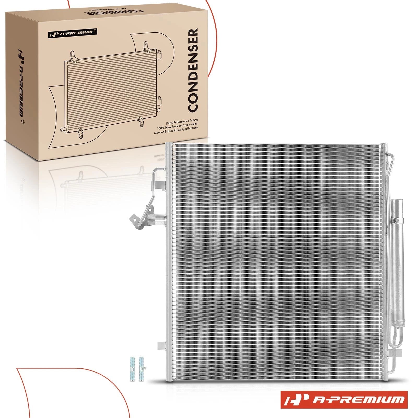 A/C Condenser with Bracket & Receiver Drier for Ford Ranger (2019–2023)