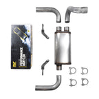 Dual Exhaust Kit for Jeep Wrangler (2018–2025) 2.5" Stainless Muffler